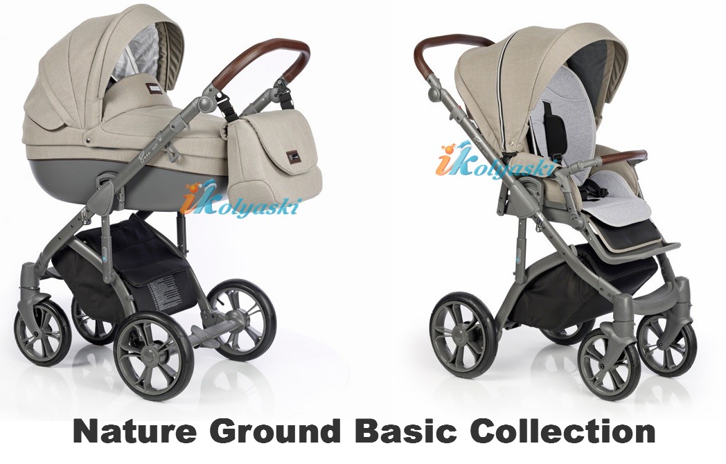 коляска для новорожденных Roan Bass Soft LE 3 в 1 Basic Collection цвет Nature Garden коляска для новорожденных Roan Bass Soft LE 3 в 1 Basic Collection цвет Nature Garden