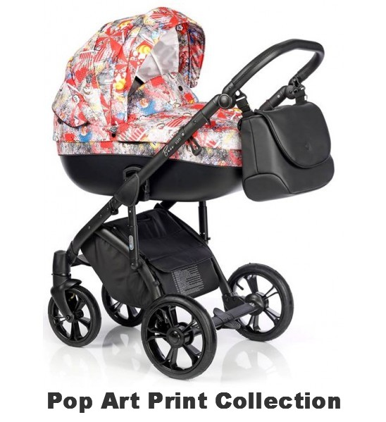 Roan Bass Soft LE 2 в 1, Basic Collection,Детская коляска для новорожденных, на поворотных колесах, цвет Pop Art Roan Bass Soft LE 2 в 1, Basic Collection,Детская коляска для новорожденных, на поворотных колесах, цвет Pop Art