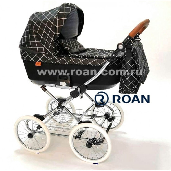 Roan Bloom CLASSIC 2 в 1 детская коляска для новорожденного Роан Блум от 0 до 3 лет купить в интернет-змагазине Иколяски в Москве с доставкой по РФ