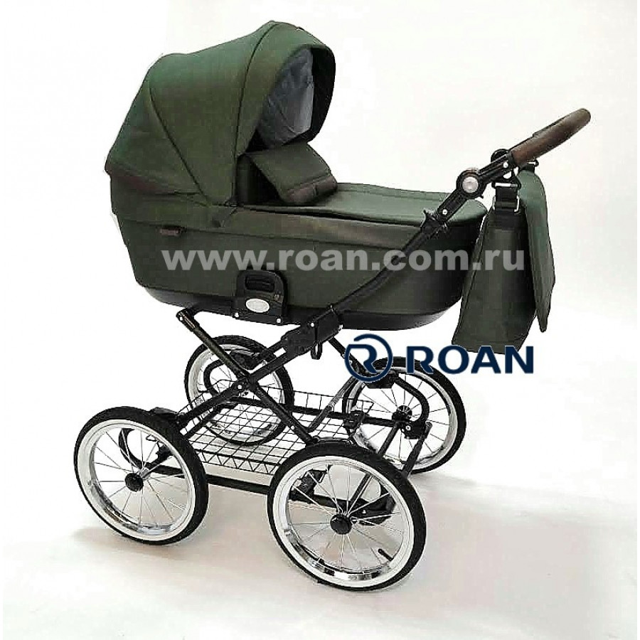 Roan Bloom CLASSIC 2 в 1 детская коляска для новорожденного Роан Блум от 0 до 3 лет купить в интернет-змагазине Иколяски в Москве с доставкой по РФ