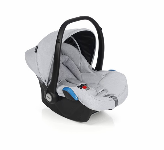 Детское автокресло Roan Kite Classik для новорожденных Роан Кайт Классик, автолюлька группы 0+, от рождения, до 13 кг, цвет Silver-Black
