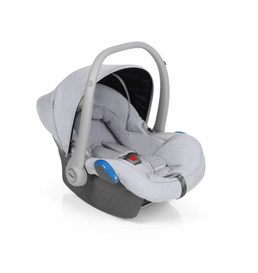 Детское автокресло Roan Kite Classik для новорожденных Роан Кайт Классик, автолюлька группы 0+, от рождения, до 13 кг, цвет Silver-Grey