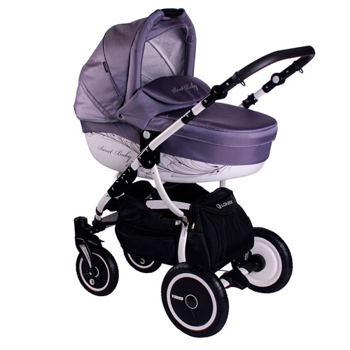 Детская коляска для новорожденных Lonex Speedy SWEET BABY, 2 в 1,  коляска зима-лето, на поворотных колесах,  для детей от рождения до 3 лет