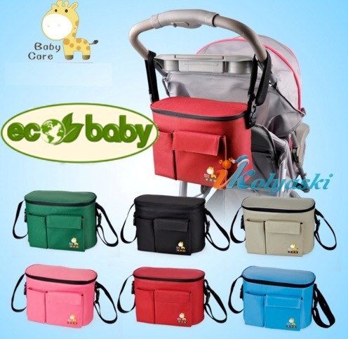  Термо-сумка для детской коляски, сумка-холодильник, cooler bag, thermo bag, фирма Ecobaby, термо сумка для коляски, сумка для коляски купить, сумка холодильник для детской коляски, термо сумка для детской коляски, сумка на ручку детской коляски