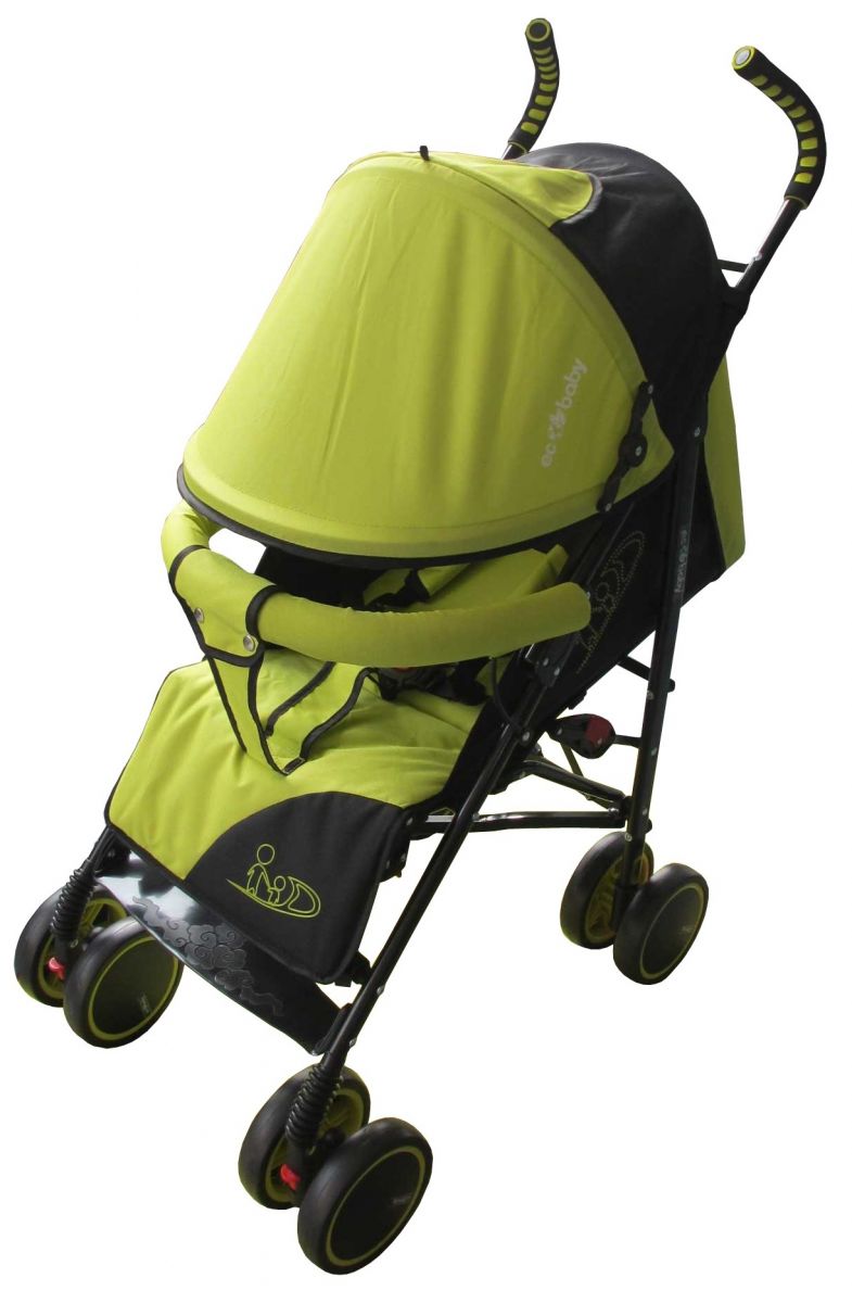 Легкая и большая коляска трость с большим капюшоном Ecobaby Tropic Special Edition 2014,  коляска трость для крупных детей, Экобейби Тропик Спешл Эдишн, лучшая коляска трость, коляска трость недорого, самая легкая коляска трость, коляска трость видео, коляски трости интернет магазин, коляска трость купить