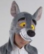 Новогодняя карнавальная шапка волка безразмерная, для детей и для взрослых, фирма Остров игрушки Карнавалия