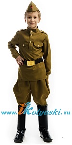 Костюм солдата для мальчика, детский военный костюм солдата ВОВ, размер S, рост 116-122 см, на 4-7 лет, Карнавалия. Новинка
